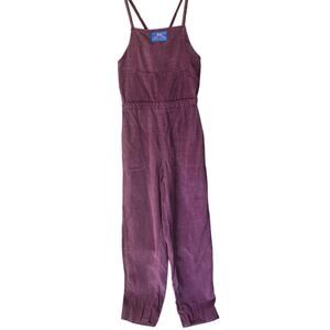 Vtg Pacific blue San Francisco souvenirs purple corduroy overalls small 70’s ?